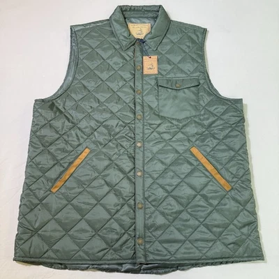 Chaleco Onward Reserve Braswell para Hombres Talla XL Verde Oliva Acolchado Frente a Presión Nuevo con Etiquetas Foto 1 de 4