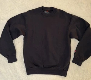 American Giant ~ Mens BLACK Crewneck Sweatshirt SMALL ~ Made In USA MSRP $140 - Picture 1 of 6
