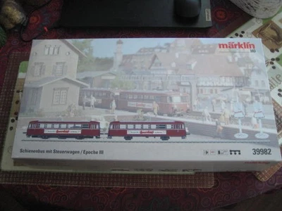 Marklin H0 34482 Rail Bus + 44533 "DOORNKAAT" Glass Tank Car in orig boxes NIB - Image 1 of 4
