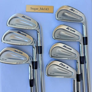 Mizuno MP-60 Iron Set 7pc 4-Pw Nippon 950GH Stiff Flex Steel Shaft RH - Picture 1 of 16