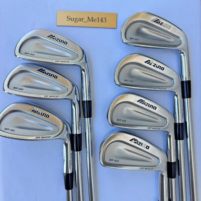 Mizuno MP-60 Iron Set 7pc 4-Pw Nippon 950GH Stiff Flex Steel Shaft RH - Image 1 of 4