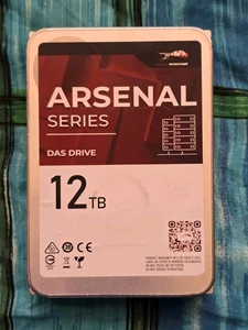 Arsenal Series 12tb SATA DAS HDD Lived In An Air Conditioned Room - Afbeelding 1 van 2