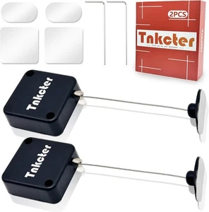 Retractable Remote Control Tether 6.5 ft,Remote Rescuer 2 Pcs,Never black  - Picture 1 of 8