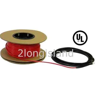 90 sqft 120V Heated Warm Floor Heating Cable - Bathroom Kitchen Tile Stone  - Image 1 of 3