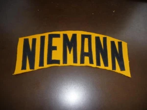  RANDY NIEMANN 1982-83 PITTSBURGH PIRATES GAME WORN USED NAME PLATE OFF JERSEY.  - Picture 1 of 1