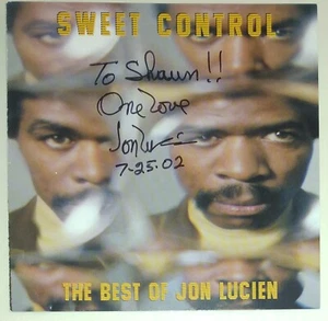 JON LUCIEN Autograph - Signed & Inscribed SWEET CONTROL CD Cover - Picture 1 of 4
