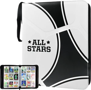 9-Pocket  900 Card Binder Compatible with Football Cards, Soccer Cards, Sport Ca - Picture 1 of 12