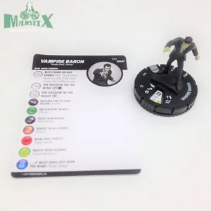 Heroclix Undead Set Vampire Baron #015 Gravity Feed Figura con tarjeta! - Imagen 1 de 1