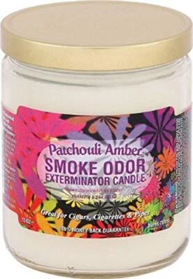 Smoke Odor Exterminator 13 Oz Jar Candle Patchouli Amber (12-Candles) - Image 1 of 2