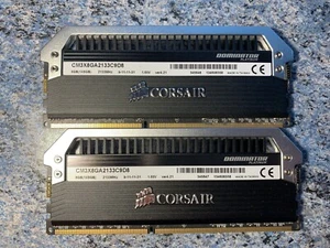 🆗 CL9 DDR3-2133MHz 16GB =2x 8GB Corsair Dominator Platinum Memory =2400 C10 RAM - Picture 1 of 12