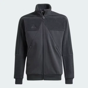 Adidas Kids Tiro Fleece Track Top Kids XS Carbon Colour HY4218 - Picture 1 of 4