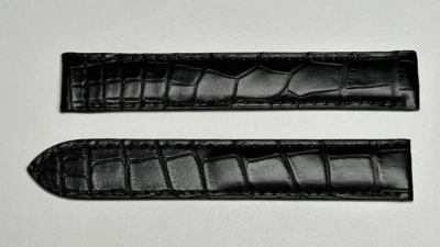 Cartier KD48GL07 17X16mm Strap Black Alligator Deployment Authentic OEM - Image 1 of 4