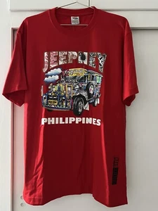 Jeepney Philippines Mabuhay 2XL Tshirt HANDPAINTED Dibuho - Picture 1 of 7