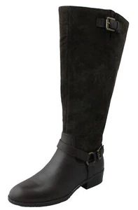 Lauren Ralph Lauren Womens Mcleod Dark Brown Boot Shoes Ret $169 New - Picture 1 of 5