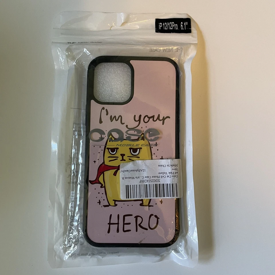 Мультфильм кот я ваш герой милый телефон чехол для iPhone 12 - Изображение 1 из 2