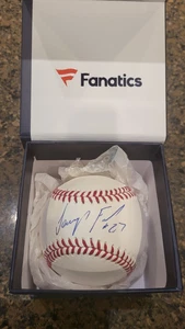 JEURYS FAMILIA SIGNED BASEBALL Auto ROMLB Phillies Mets MLB COA Steiner Fanatics - Picture 1 of 2