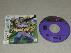SEGA SATURN VIDEO GAME VIRTUA FIGHTER 2 NOT FOR RESALE VERSION DISC W SLEEVE - Picture 1 of 1