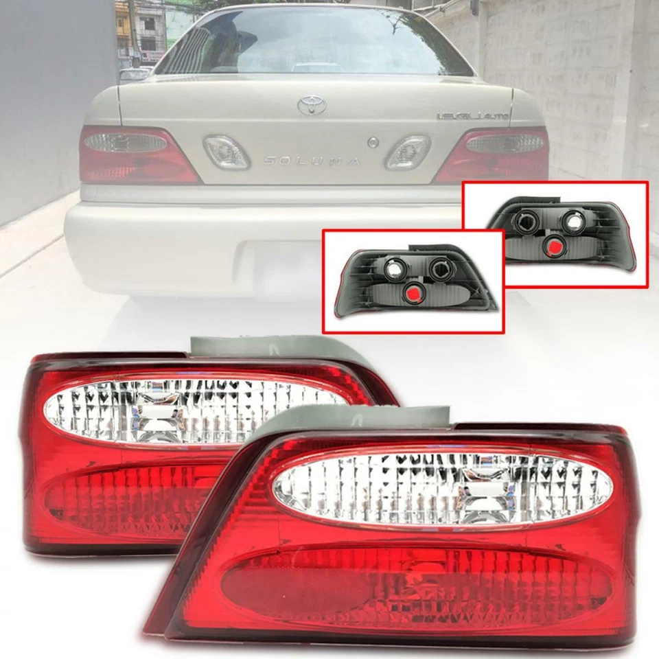 PAR DE LUCES TRASERAS PARA TOYOTA SOLUNA TERCEL AL50 SEDÁN 1999 2000 01 2002 Foto 1 de 4