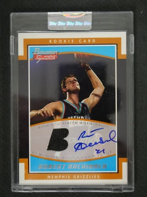 ROBERT ARCHIBALD 2002-03 BOWMAN SIGNATURE EDITION UNCIRCULATED AUTO RELIC RC 999 - Image 1 of 2