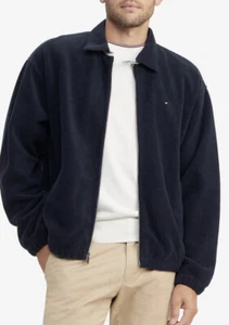Nuevo Tommy Hilfiger Hombre Chaqueta Polar Sky Captain Calce Clásico Look Informal Azul Marino - Imagen 1 de 3