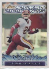 2000 Topps Finest Finest Moments Refractor Champ Bailey #FM23 HOF