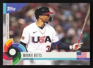 2023 Topps World Baseball Classic Global Stars #30 Mookie Betts Team USA 
