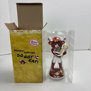 Benny the Bull Chicago Bulls Popcorn Garrett Mascot Bobblehead SGA 2022 New - Picture 1 of 7