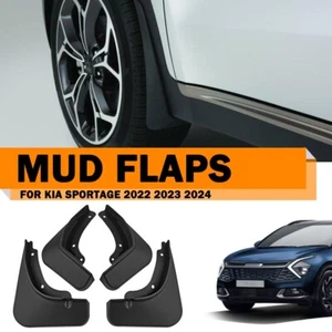 4x Car Mud Flaps Splash Guards Fender Mudguard For Kia Sportage 2022 2023 2024 - Picture 1 of 9