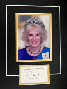 CAMILLA - QUEEN OF GREAT BRITAIN - EXCELLENT SIGNED PHOTO DISPLAY - Picture 1 of 1