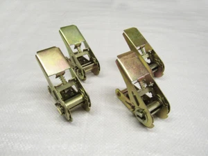 Ratchet Handles Pressed 25MM x4 (0.85T Yellow Passivated Replacement Lashing) - Picture 1 of 2