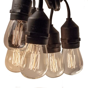 Linterna Edison E26 comercial para patio exterior luces de cuerda con suspensor - Imagen 1 de 7