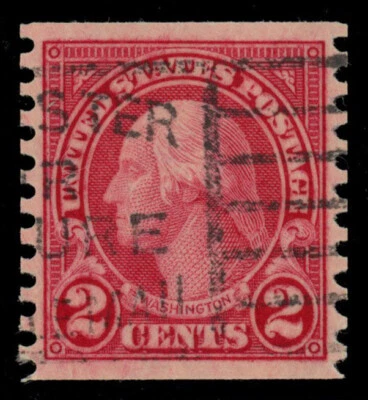 USA Scott# 599 Coil Single USED XF-S 95, PSE Cert SMQ $95 (56164) - Image 1 of 2