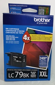 Cartucho de tinta genuino Brother LC79BK XXL negro súper alto rendimiento caducado 2023/10 - Imagen 1 de 4