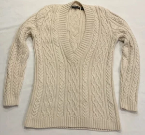 Jeanne Pierre cable knit sweater petite small womens warm - Picture 1 of 7