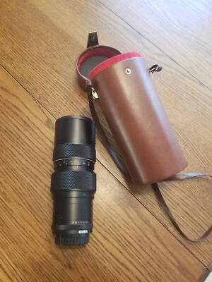 Soligor 75-205mm 1:3.8 Nikon Macro Lens 62mm. Nippon bottom cover. Case S8 - Image 1 of 4