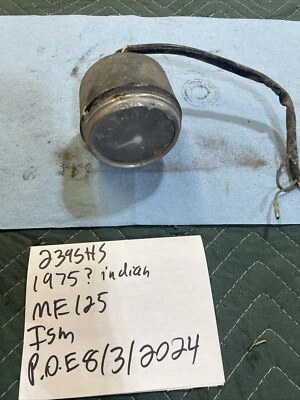 1975? Indian Motorcycle ME 125 Speedometer Odometer 239 - Image 1 of 4