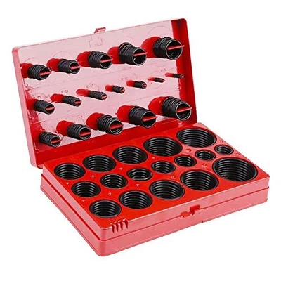 O-ring assortimento Kit 419 pezzi 32 Misure Assortite Gomma O-Ring Guarnizione d - Immagine 1 di 4