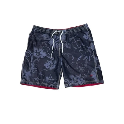 Bañador Speedo para hombre talla 40” cintura 10” entrepierna forro negro y gris - hawaiano Foto 1 de 4