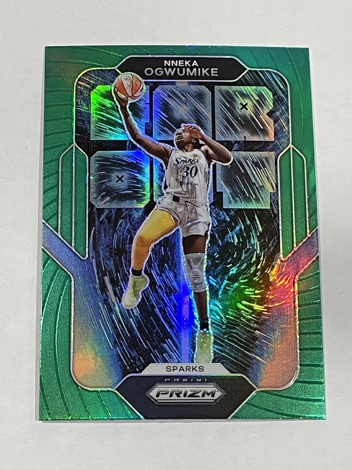 2022 Prizm WNBA Basketball Far Out Green Prizm - Nneka Ogwumike - Sparks - Image 1 of 2