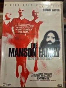 THE MANSON FAMILY DVD UNRATED VERSION 2-DISC SERIAL KILLER TRUE STORY SERIES R1 - Picture 1 of 3