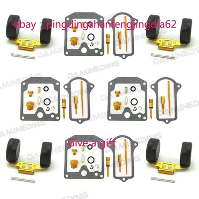 Kit de reconstrucción de carburador de lujo 4X Junta de chorro KZ900 KZ 900 900B LTD flotador de carburador nuevo Foto 1 de 4