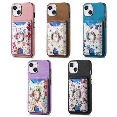 Fashion Ring Bracket Phone Case For Apple iPhone 16 15 14 13 12 11 Pro X/XS Max - image 1 of 4