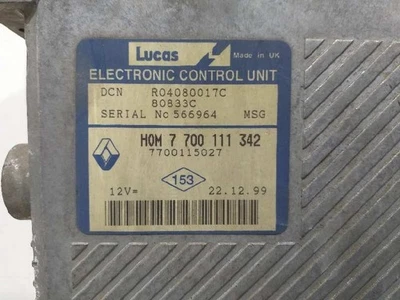 7700111342 CENTRALINA MOTORE / 4194918 PER RENAULT MEGANE I SCENIC JA0 1.9 D K - Immagine 1 di 3