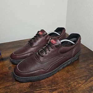 Red Wings Shoes Griptec Burgundy Brown Leather Vibram Casual Comfort Men's 11.5 - Picture 1 of 7
