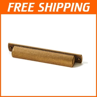 Paquete versátil de 10 tiradores de latón vintage - tiradores de taza de 5" para gabinetes y cajones Foto 1 de 4