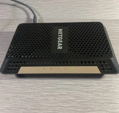 NETGEAR Cable Modem Unit Black Ultra High Speed Wired-Ethernet (RJ-45) For Parts - Image 1 of 2