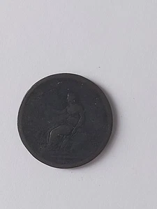 Antigua moneda de medio penique William III medio penique medio centavo años 1700 - Imagen 1 de 10