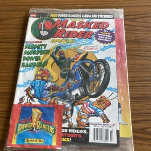 Saban's Masked Rider Special Marvel Panini RARE SEALED COPY-Stickers & Book R - Imagen 1 de 9