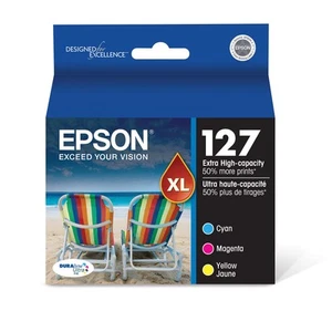 Epson Durabrite Ultra Ink Color Multipack Cyan Magenta Yellow T127520 - Picture 1 of 5