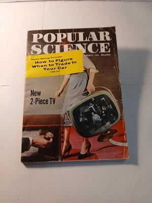 Popular Science Magazine August 1958 Foto 1 de 3